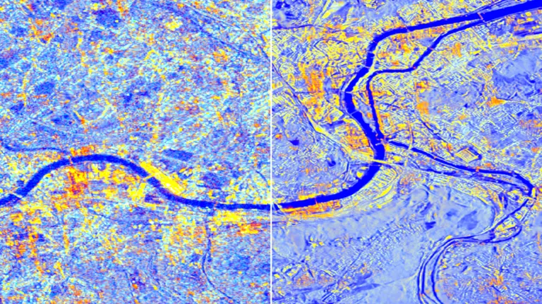 Ejemplo de mejora de imágenes de Sentinel. CEDIDA