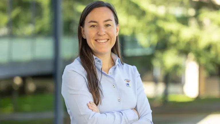 Marina García-Cardosa, investigadora del grupo de Física Médica y Biofísica (PhysMed) de la Facultad de Ciencias. CEDIDA