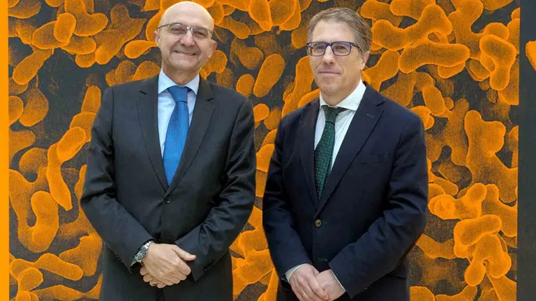 Los catedráticos de la Universidad de Navarra Miguel Ángel Martínez-González y Miguel Ruiz-Canela.