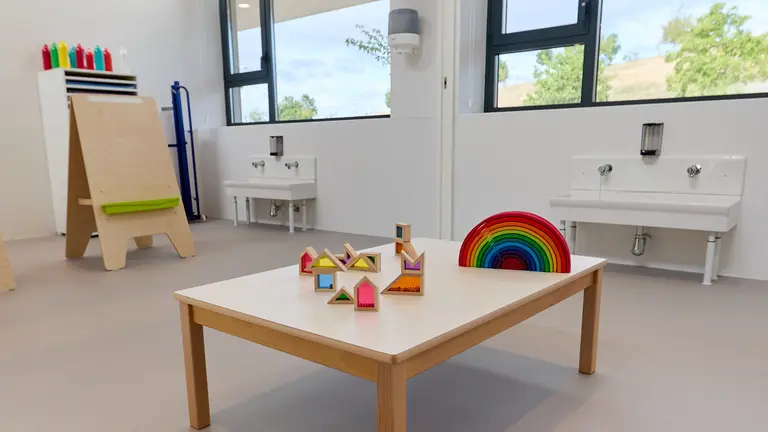 Nueva escuela Infantil Egunsenti en Erripagaña. IÑIGO ALZUGARAY