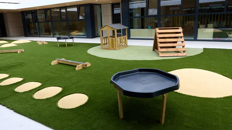 Nueva escuela Infantil Egunsenti en Erripagaña. IÑIGO ALZUGARAY