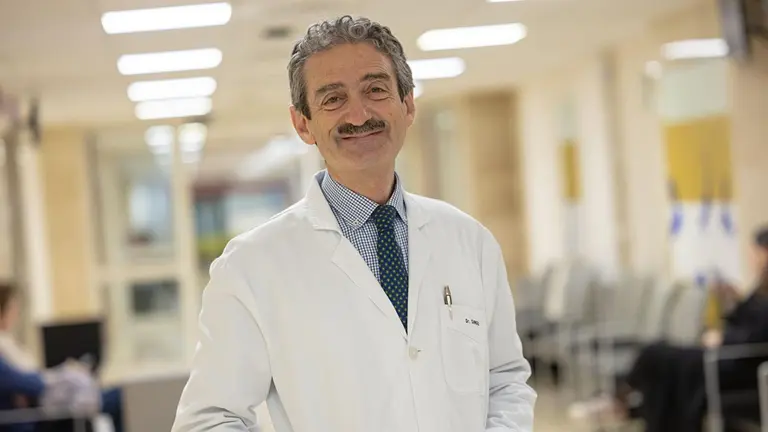 El Dr. Bruno Sangro, coordinador del Área de Cancer de Hígado y Páncreas del Cancer Center Clínica Universidad de Navarra. CLÍNICA UNIVERSIDAD DE NAVARRA