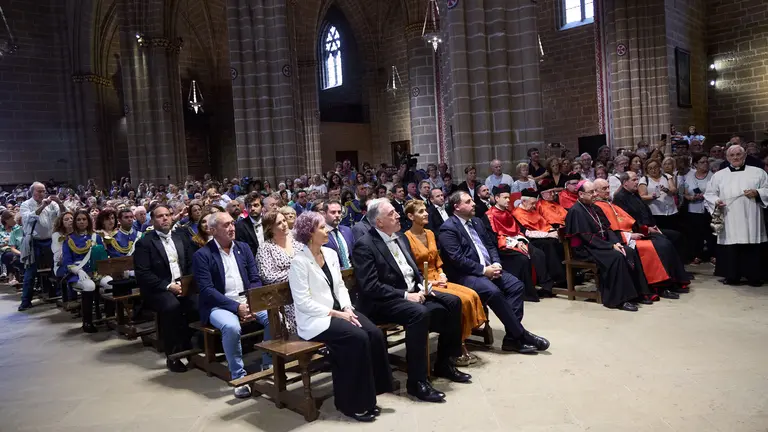Acto institucional con motivo del Privilegio de la Unión en la Catedral de Pamplona. IÑIGO ALZUGARAY