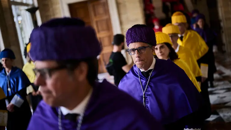 La Universidad de Navarra celebra el acto de apertura del curso 2025-26. PABLO LASAOSA