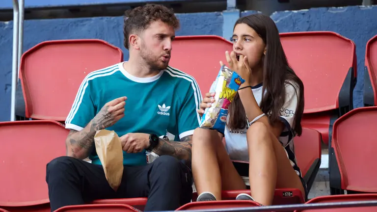La grada del estadio de El Sadar durante el partido de La Liga EA Sports entre CA Osasuna y Rayo Vallecano disputado en Pamplona. IÑIGO ALZUGARAY
