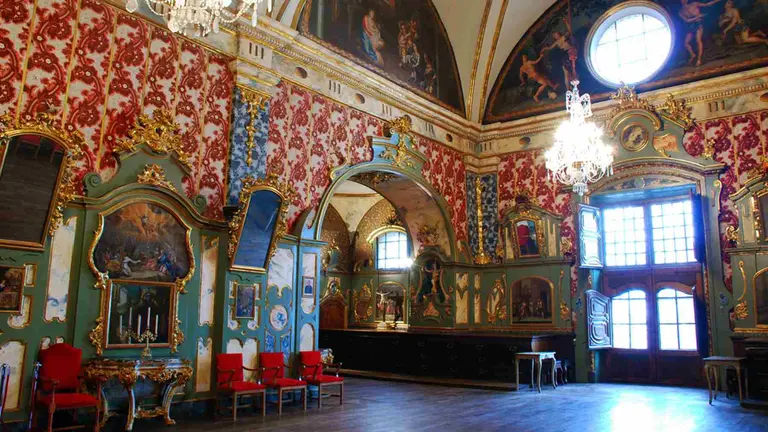 Sacristía rococó de la Catedral de Pamplona. WIKIPEDIA / YIORSITO