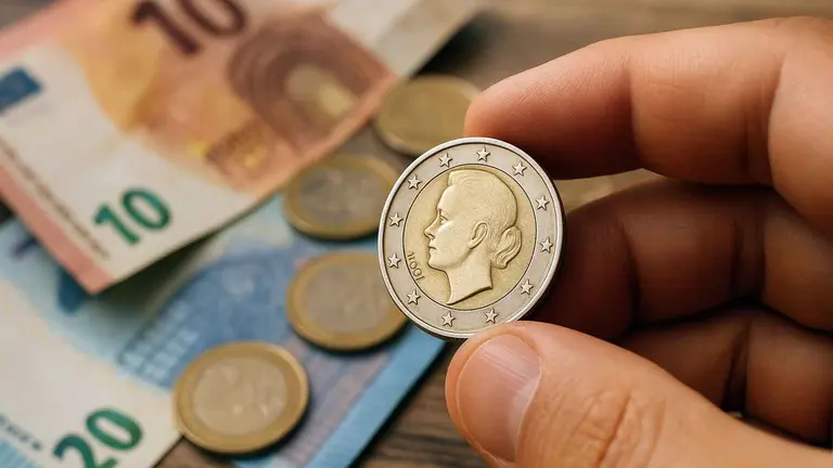 Una moneda de 2 euros que podría tener mucho valor.