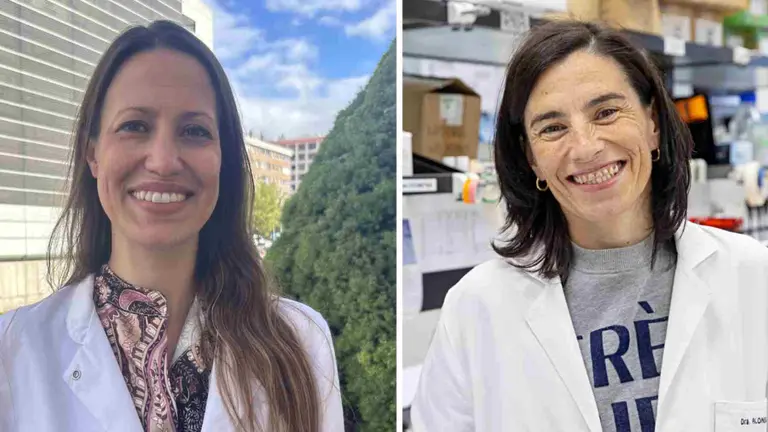 Las Dras. Luisa Statello y Marta Alonso, investigadoras del Cima Universidad de Navarra. CIMA