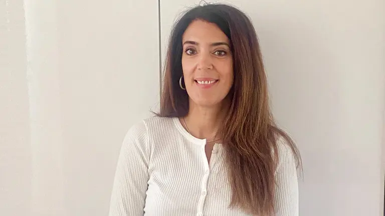 Mari Carmen Portillo, enfermera navarra que aspira a los III Premios
Nacionales de Enfermería. CEDIDA