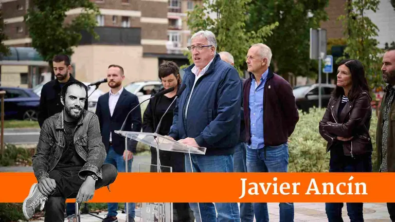 Acto de inauguración de la ampliación del corredor sostenible de Pío XII de Pamplona. PABLO LASAOSA