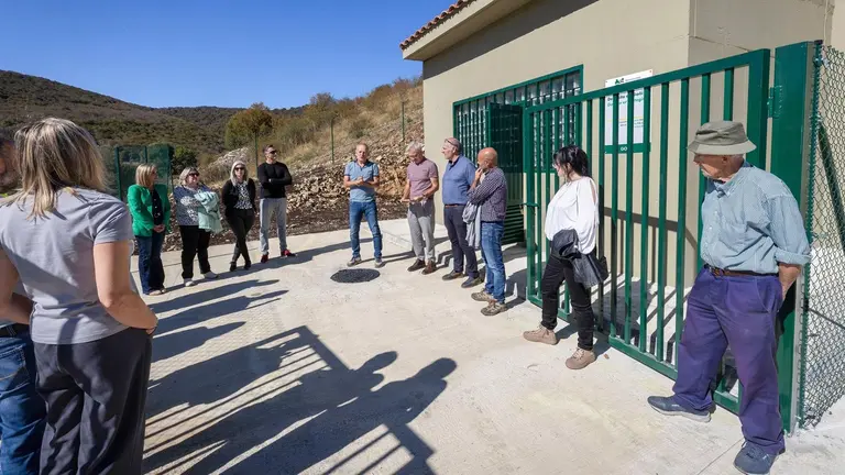 Presentado el nuevo depósito de agua de Goñi. MANCOMUNIDAD DE LA COMARCA DE PAMPLONA