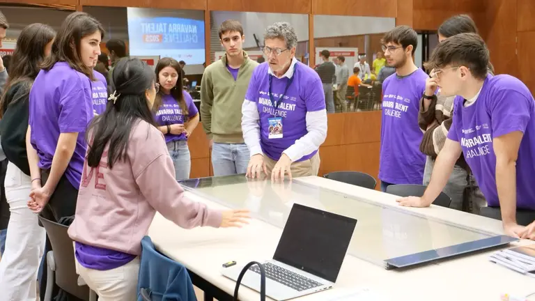 Uno de los equipos participantes en el Navarra Talent Challenge. CEDIDA