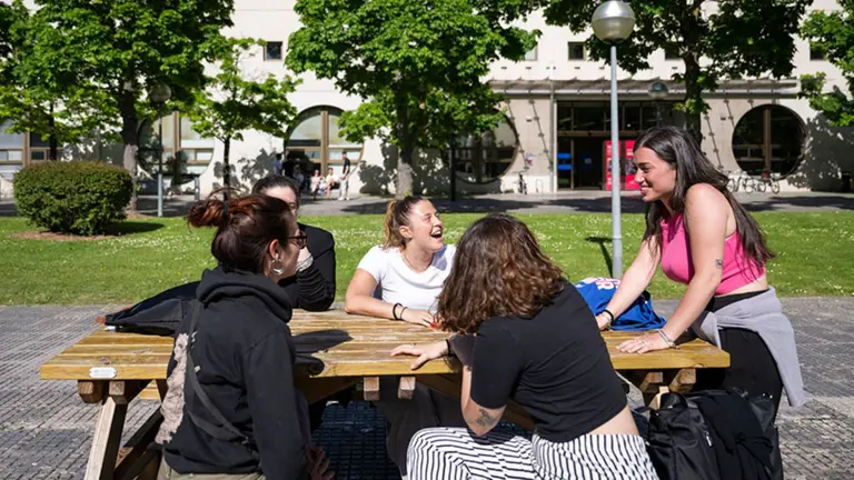 Estudiantes, en la UPNA. CEDIDA