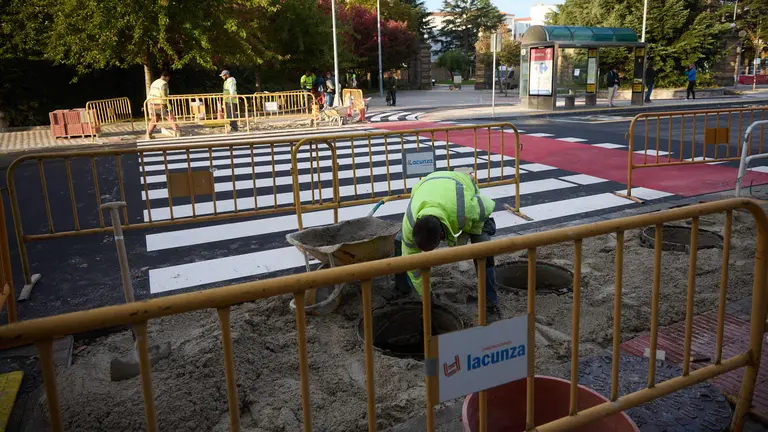 Imagen de archivo de otras obras en Pamplona. NAVARRA.COM