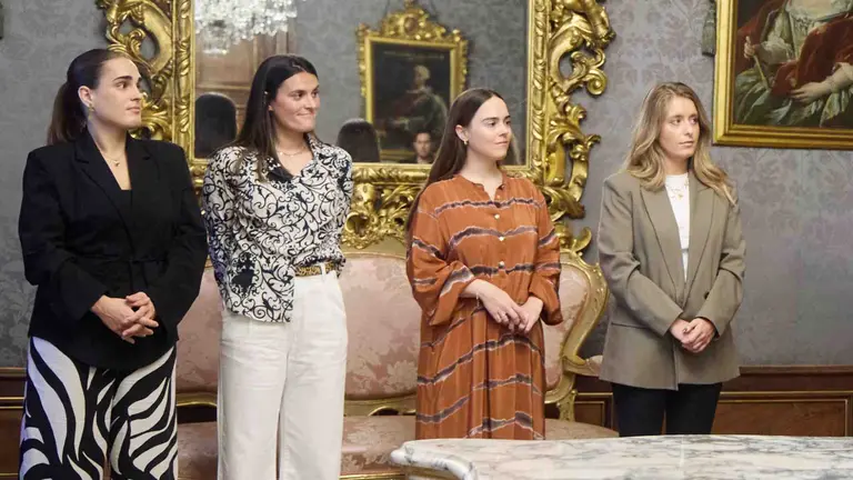 Irene Izco, Itxaso Aranguren, Agurtzane Martínez y Paula Domínguez han conseguido la prestigiosa beca Fullbright. GOBIERNO DE NAVARRA