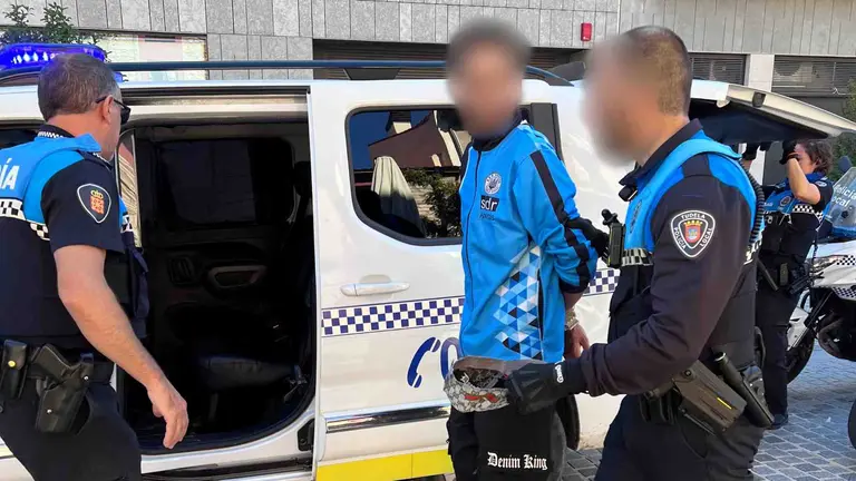 Detención de un hombre a cargo de la Policía Local de Tudela. POLICÍA LOCAL DE TUDELA