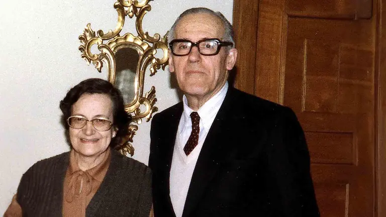 El matrimonio Landázuri-Busca, en una imagen de archivo.