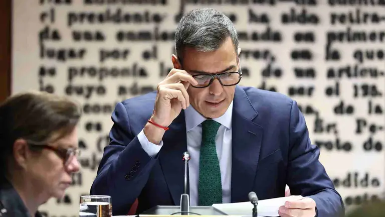 El presidente del Gobierno, Pedro Sánchez, comparece en la Comisión de Investigación sobre el 'caso Koldo', en el Senado.
Eduardo Parra / Europa Press