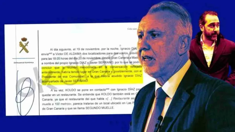 La UCO sitúa a Torres en una reunión con dos socios de Aldama en Canarias para un encargo de PCR. OK DIARIO