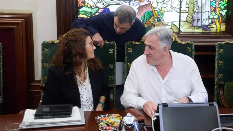 Pleno ordinario del Ayuntamiento de Pamplona correspondiente al mes de noviembre de 2025. IÑIGO ALZUGARAY