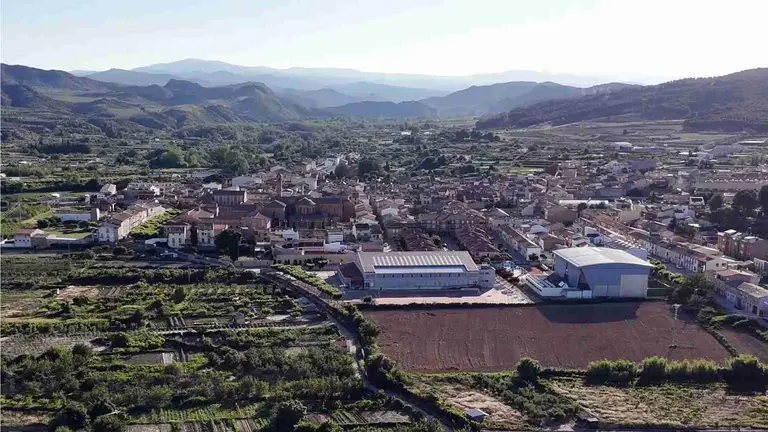 Vista aérea de Fitero (Navarra). AYUNTAMIENTO DE FITERO