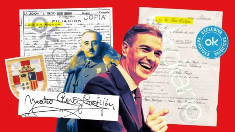 El abuelo materno de Sánchez desertó del ejército de la República, se pasó al de Franco y fue condecorado. OK DIARIO