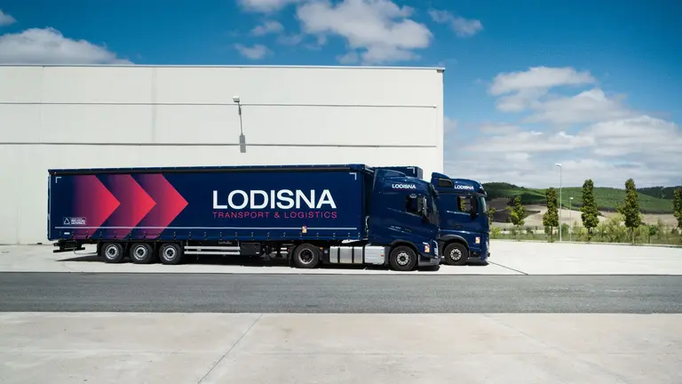 Imagen de archivo de un camión de la empresa navarra Lodisna. LODISNA