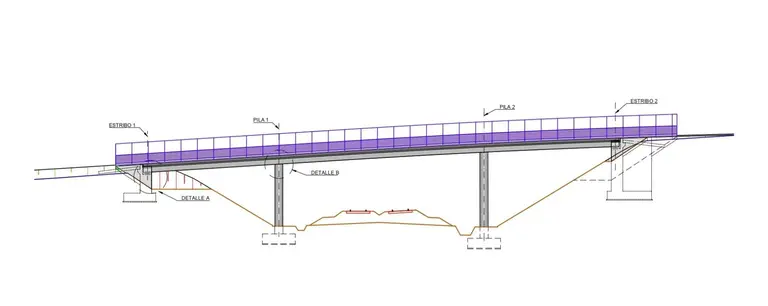 Recreación de los viales de acceso a los polígonos de Landaben y Arazuri-Orkoien. CEDIDA