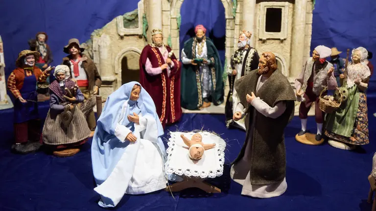 Presentaci&oacute;n de la exposici&oacute;n de belenes en la Catedral de Pamplona. I&Ntilde;IGO ALZUGARAY