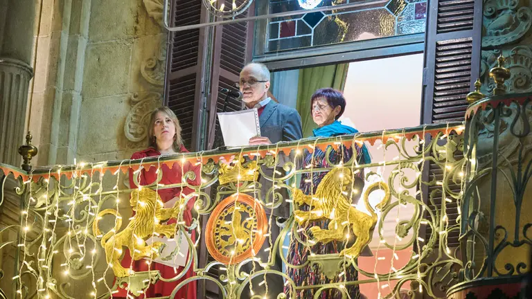 Preg&oacute;n navide&ntilde;o 2025 organizado por el Ayuntamiento de Pamplona. PABLO LASAOSA