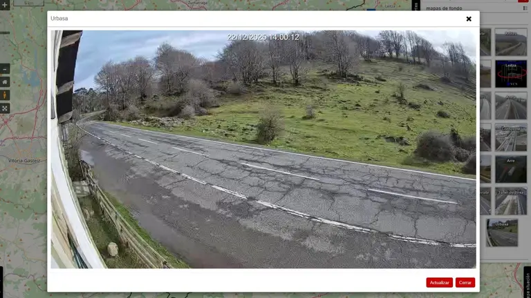 Vista de una de las c&aacute;maras habilitadas por el Servicio de Conservaci&oacute;n. GOBIERNO DE NAVARRA