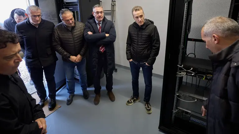 Visita al centro de telecomunicaciones de Nasertic en las Bardenas Reales.
UNAI BEROIZ/GOBIERNO DE NAVARRA