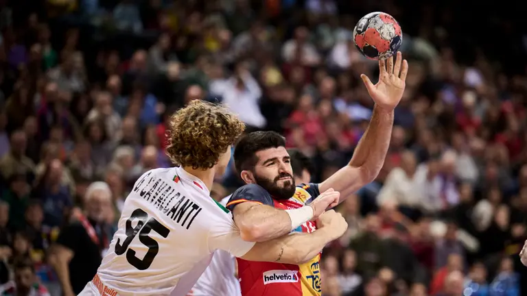 Torneo Internacional de Espa&ntilde;a de Balonmano en el que los Hispanos se han enfrentado a Portugal. PABLO LASAOSA