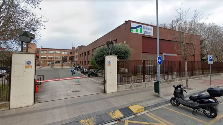 Fachada del CIP Virgen del Camino en Pamplona. GOOGLE MAPS / ARCHIVO