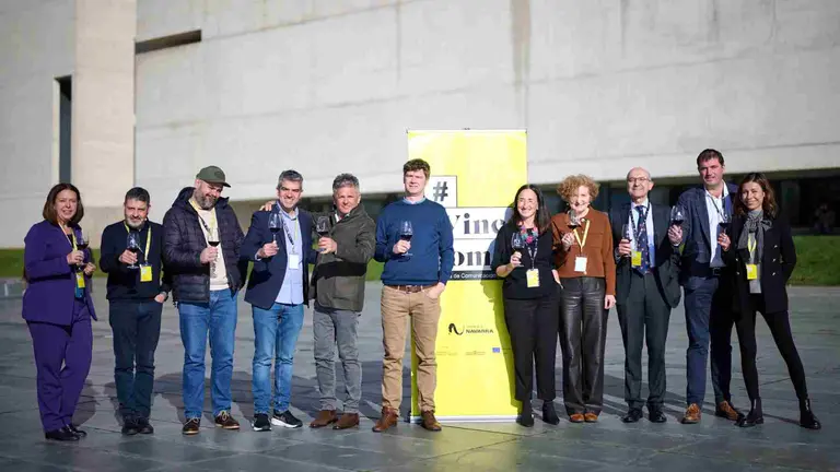 Ponentes y participantes en la edici&oacute;n de #WineCom del a&ntilde;o pasado. UNIVERSIDAD DE NAVARRA
