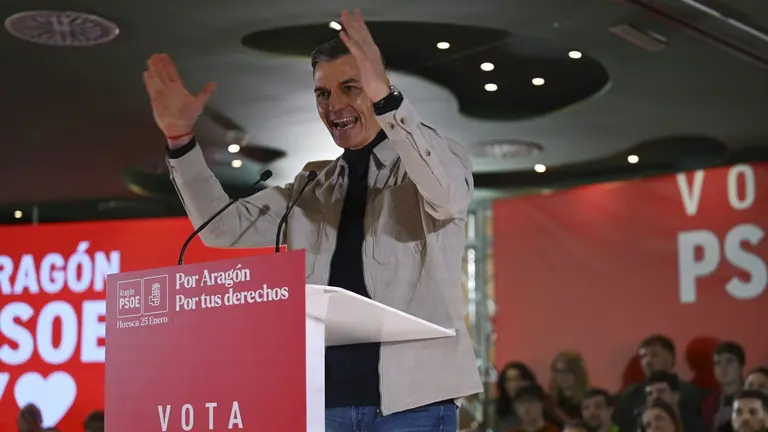 Pedro S&aacute;nchez participa en un mit&iacute;n reciente. EUROPA PRESS