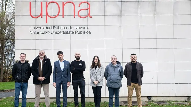 Los investigadores reconocidos por su estudio. UPNA