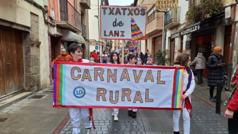 Imagen de archivo de una celebraci&oacute;n de carnaval en Sang&uuml;esa. AYUNTAMIENTO DE SANG&Uacute;ESA