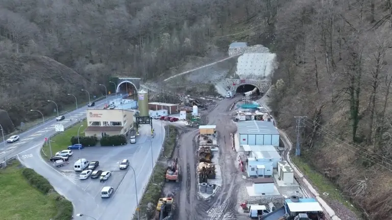 Obra de duplicaci&oacute;n del t&uacute;nel de Velate. GOBIERNO DE NAVARRA