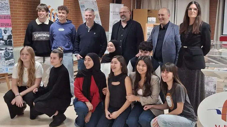Presentación de la exposición sobre la Transición en Tudela. AYUNTAMIENTO DE TUDELA