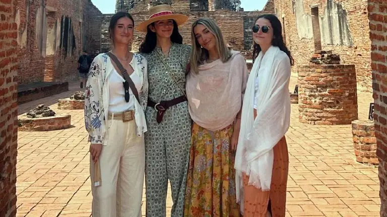 &Aacute;ngela Berta Yara e In&eacute;s, la estudiantes de Medicina de la Universidad de Navarra atrapadas en Tailandia. CEDIDA