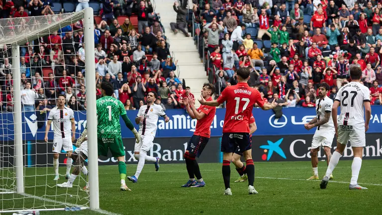 Partido de La Liga EA Sports entre CA Osasuna y RCD Mallorca disputado en el estadio de El Sadar en Pamplona. I&Ntilde;IGO ALZUGARAY