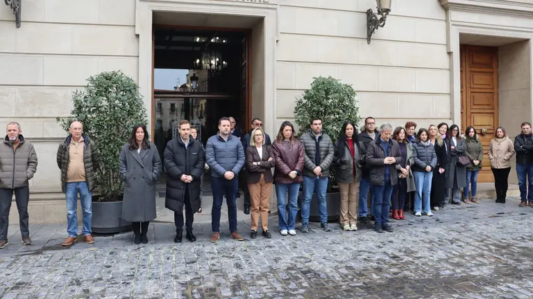Minuto silencio en Tudela por el Día Europeo de las Víctimas del Terrorismo. CEDIDA
