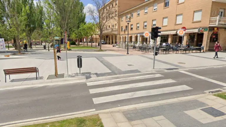 Imagen del paso de peatones donde tuvo lugar el accidente. GOOGLE MAPS