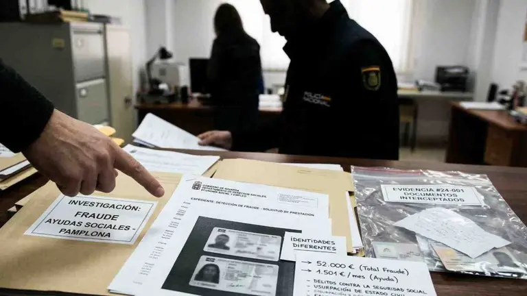 Imagen de investigaci&oacute;n policial.  Inteligencia artificial