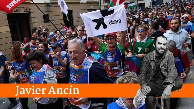Korrika 2026 por las calles de Pamplona. NAVARRA.COM