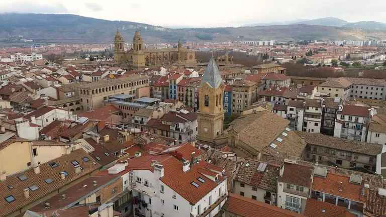 Vista a&eacute;rea de Pamplona. AYUNTAMIENTO DE PAMPLONA