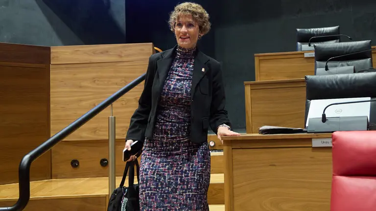 Pleno del Parlamento de Navarra. Mar&iacute;a Chivite. NAVARRA.COM