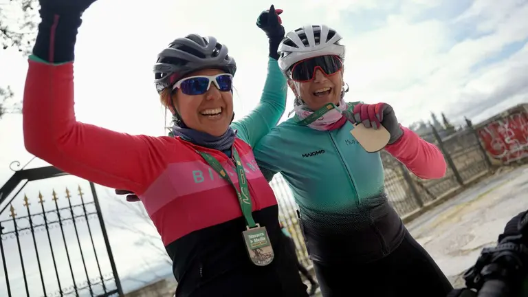 Participantes en la I Navarra Media Gravel Ride. CEDIDA