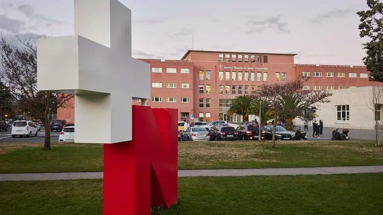 Entrada del Hospital Universitario de Navarra / Europa Press